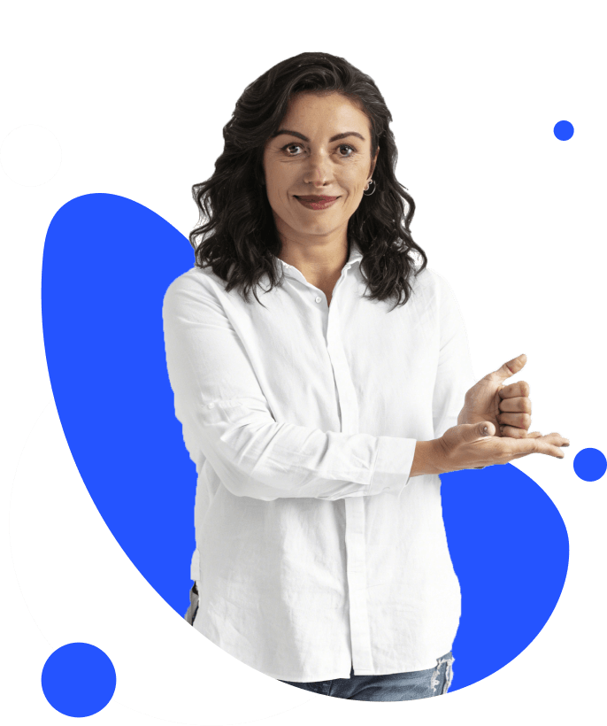 Customer testimonial illustration